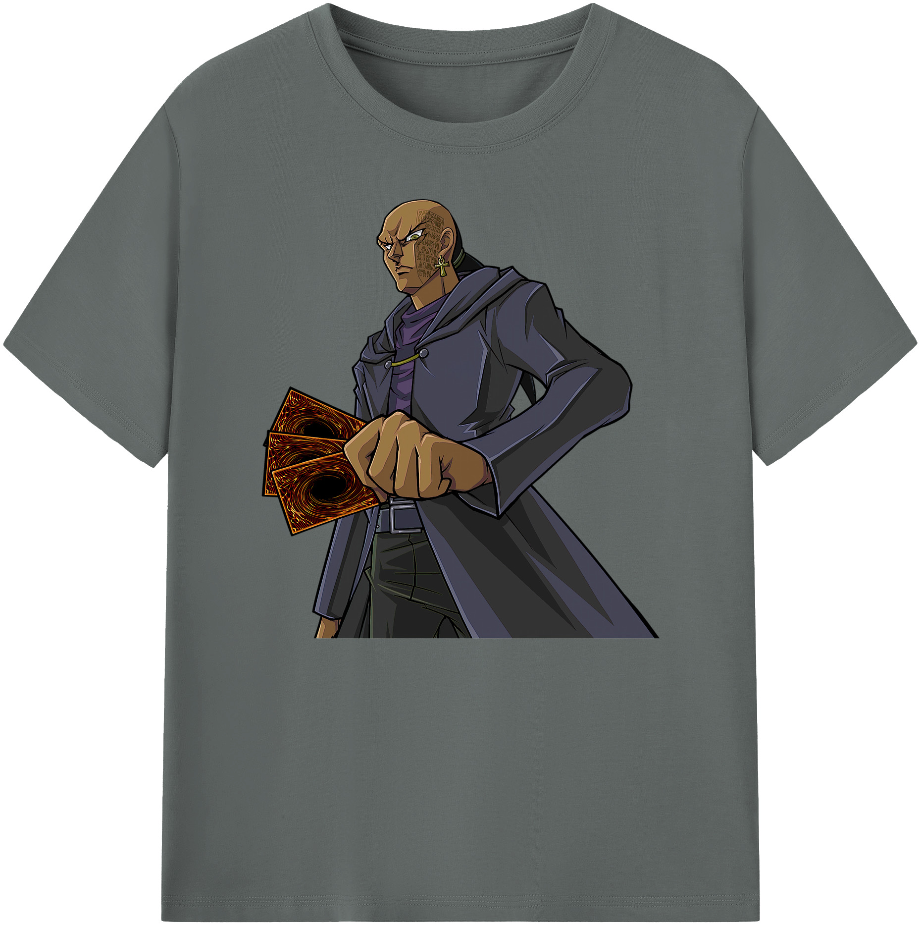 （画像用） 遊☆戯☆王 Yu-Gi-Oh! 綿100％ メンズ半袖Tシャツ｜肌触りやわらか＆通気性